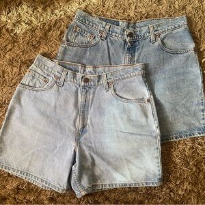 Y2K Levi's 550 Relaxed Fit Denim Short Bundle of 2